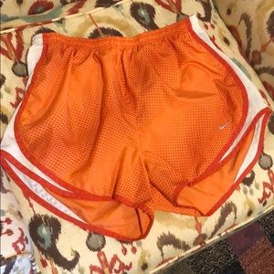 Orange Nike Dry-Fit Shorts